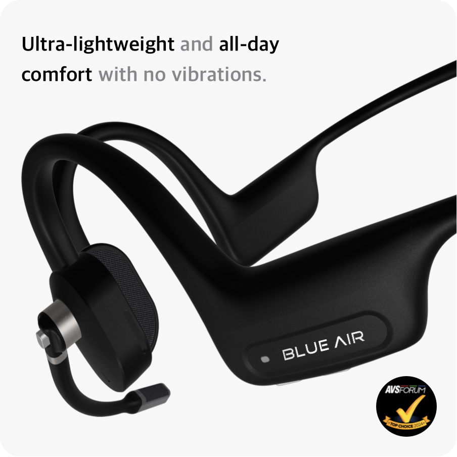 Blue Air Open Ear Headsets with Mic Blueairaudio Blue Air Open Ear Headsets with Mic Blueairaudio